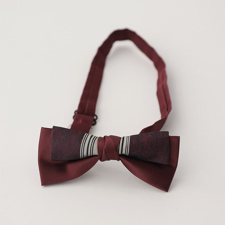 Papillon floreale patchwork a due strati da uomo unico - Stile #17 - image 18