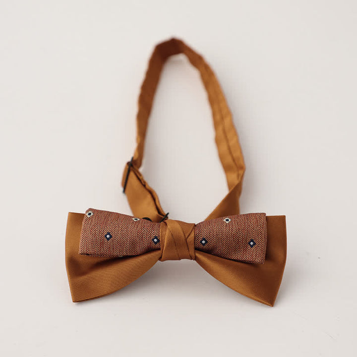 Papillon floreale patchwork a due strati da uomo unico - Stile n. 12 - image 13