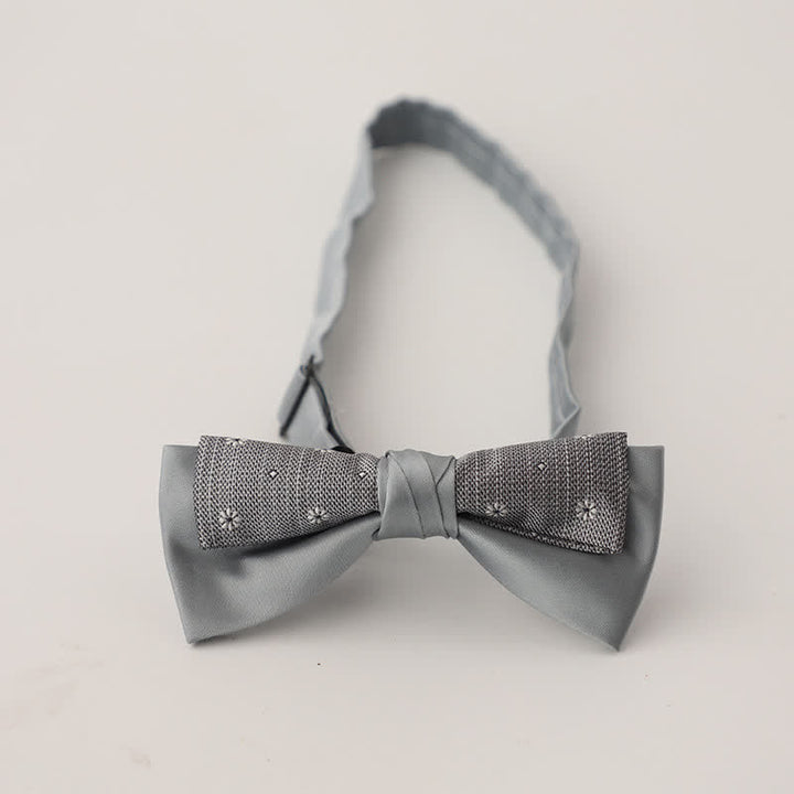 Papillon floreale patchwork a due strati da uomo unico - Stile n. 1 - image 2