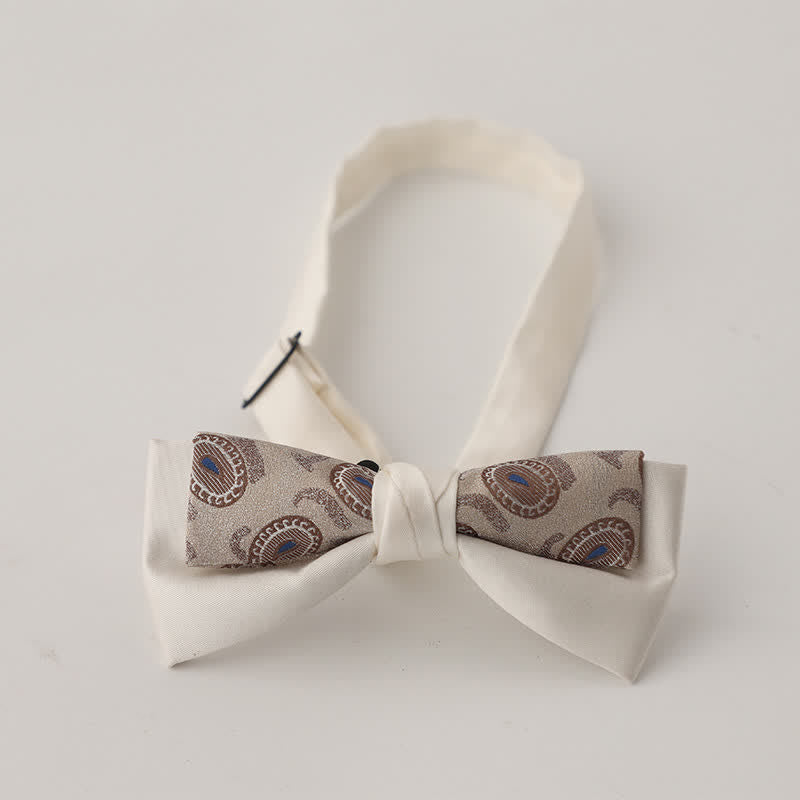Papillon floreale patchwork a due strati da uomo unico - Stile n. 15 - image 16