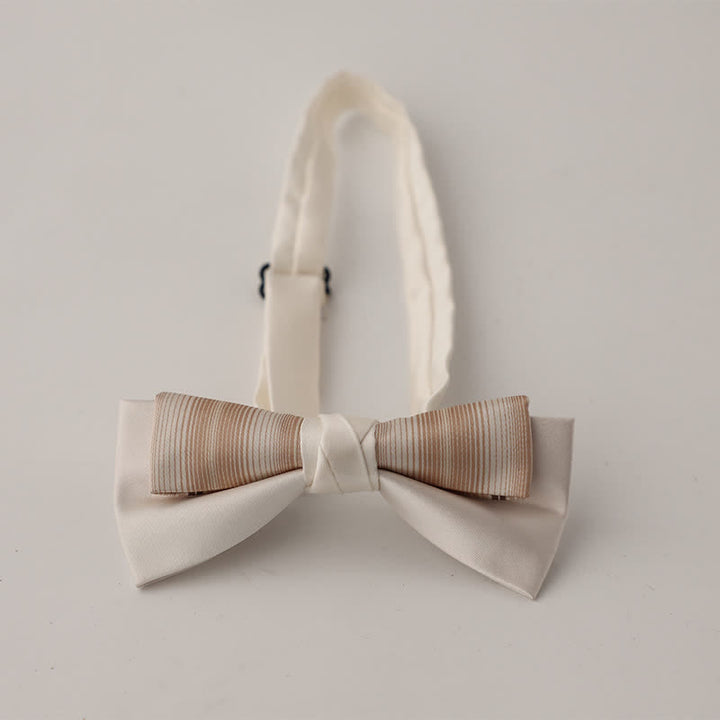 Papillon floreale patchwork a due strati da uomo unico - Stile n. 5 - image 6