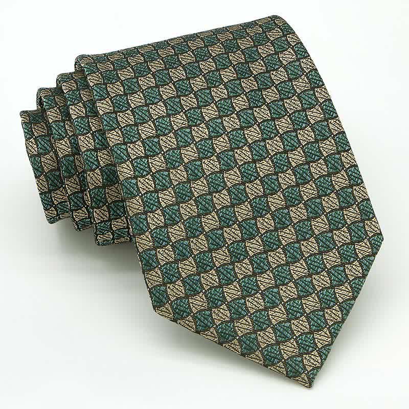 Set di 3 cravatte a quadri Gentlement da uomo - image 2
