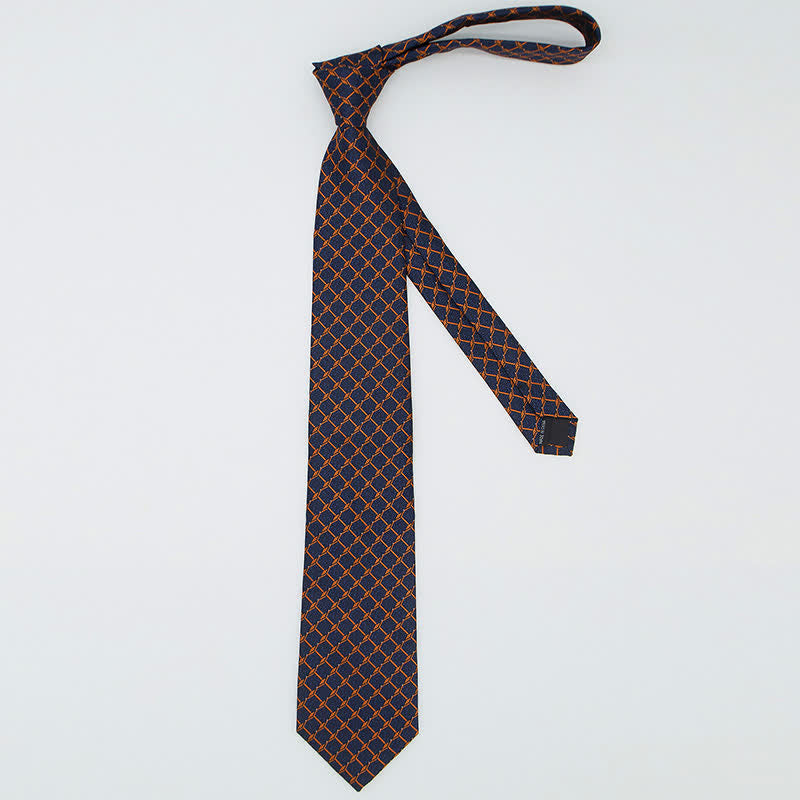 Set di 3 cravatte a quadri Gentlement da uomo - image 8
