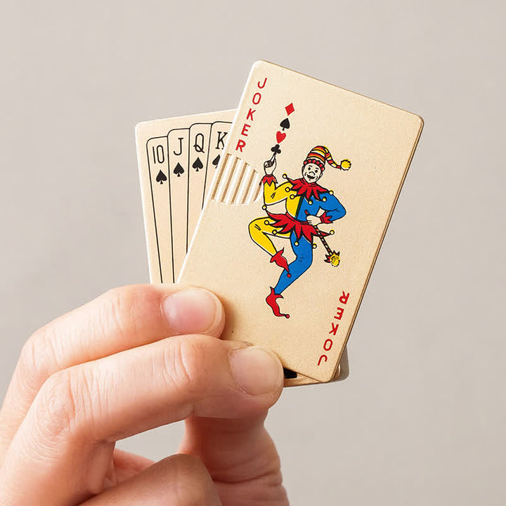 Accendino a butano ricaricabile personalizzato con retro personalizzato e carte da poker - image 34