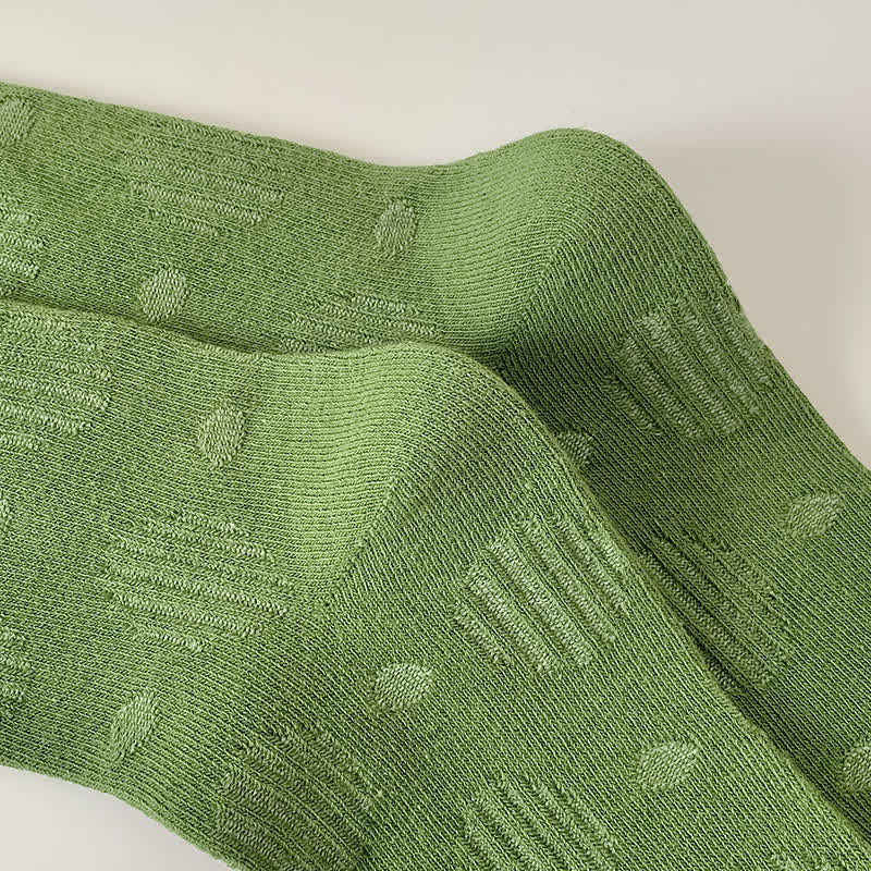 Calzini classici in cotone a pois tinta unita - image 11