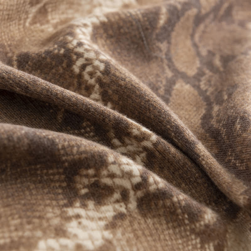 Sciarpa con stampa serpente in stile street chic da donna - image 10