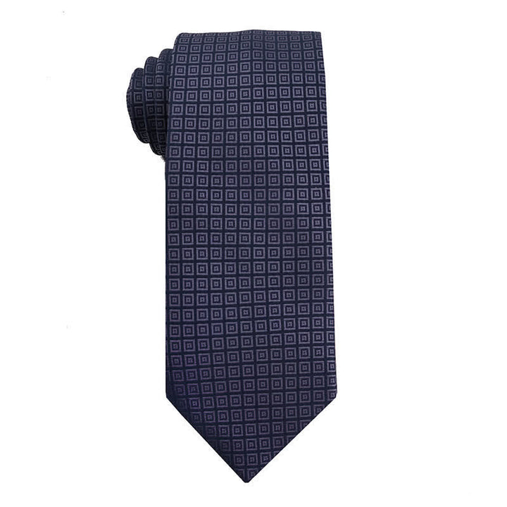 Cravatta da uomo Advanced Navy Blue Series Business - Stile n. 5 - image 6