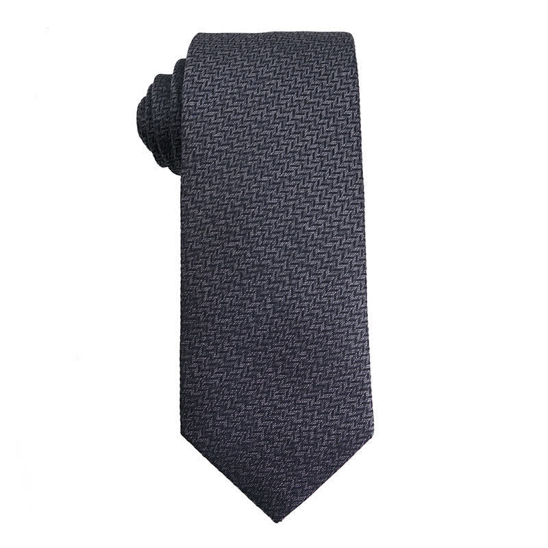 Cravatta da uomo Advanced Navy Blue Series Business - Stile n. 3 - image 4