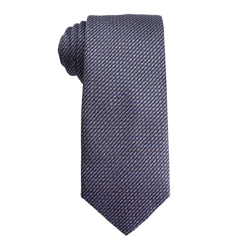 Cravatta da uomo Advanced Navy Blue Series Business - Stile n. 2 - image 3