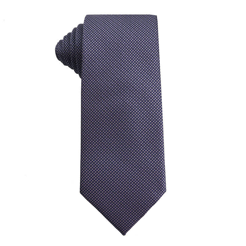 Cravatta da uomo Advanced Navy Blue Series Business - Stile n. 4 - image 5