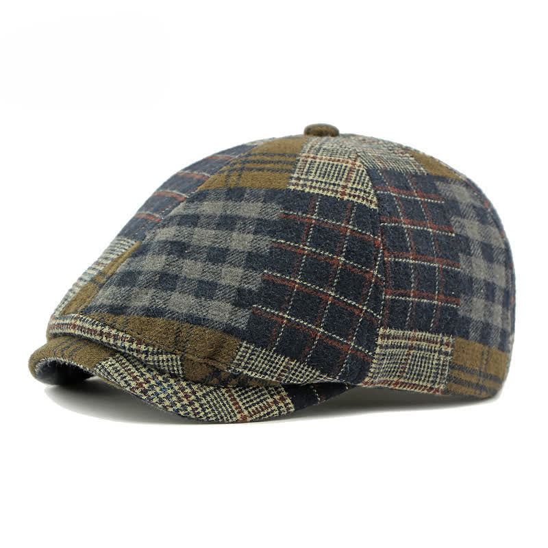 Cappello basco da giornalaio diverso classico patchwork a quadri - Marina Militare - Regolabile (21 5/8"-23 5/8") - image 11