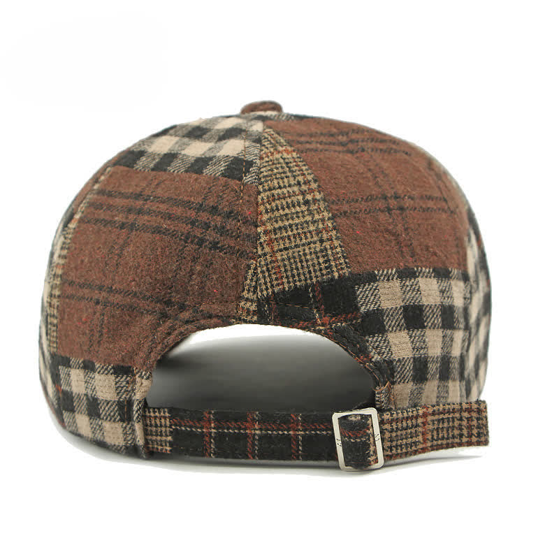 Cappello basco da giornalaio diverso classico patchwork a quadri - image 8