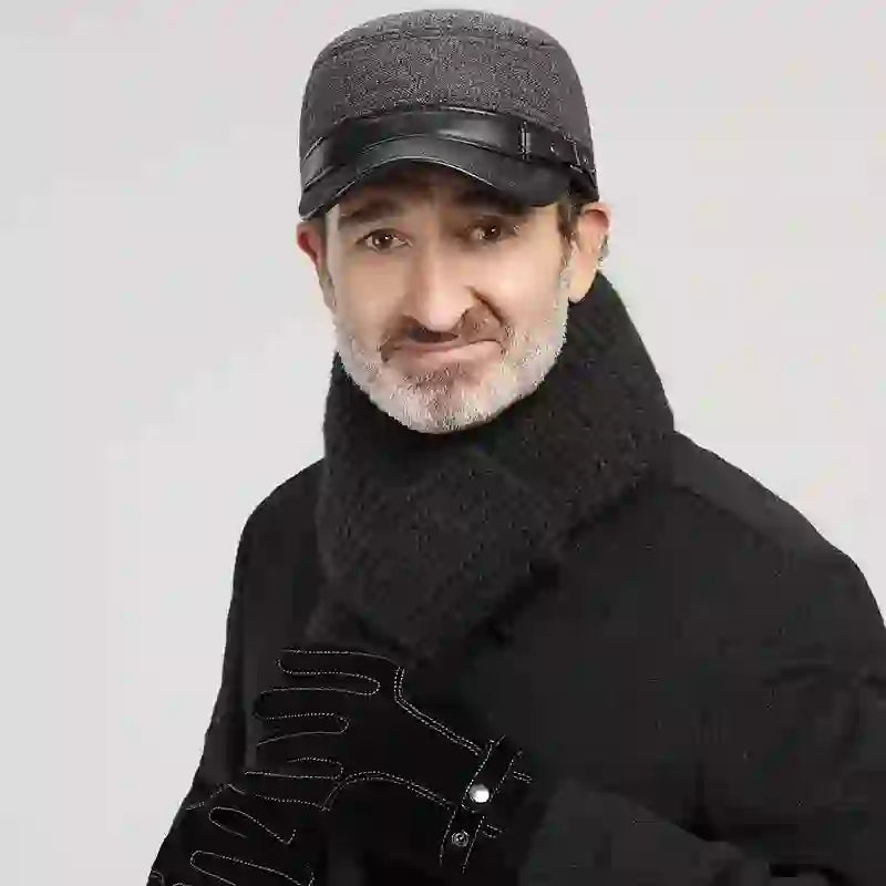 Cappello invernale caldo casual con cappuccio piatto - image 1