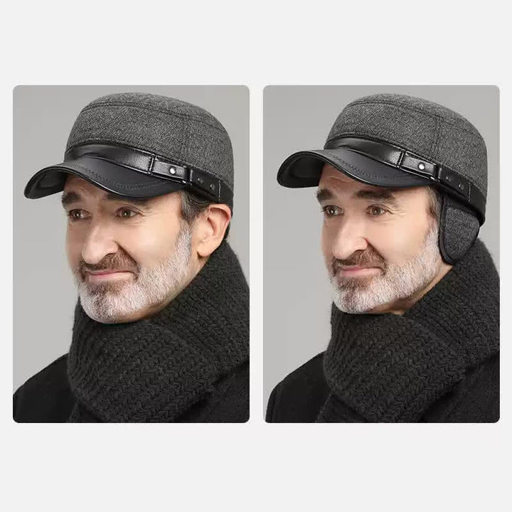 Cappello invernale caldo casual con cappuccio piatto - image 4