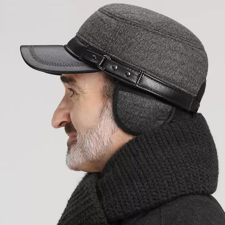 Cappello invernale caldo casual con cappuccio piatto - image 3