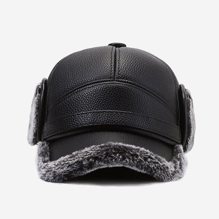 Cappello da baseball con paraorecchie in pile di pelle PU - image 6