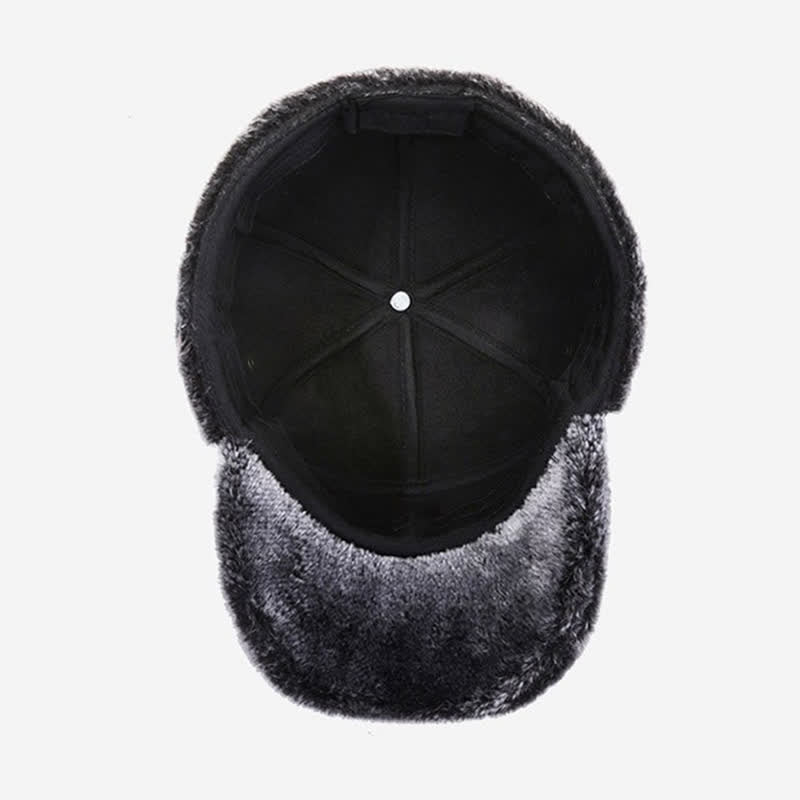Cappello da baseball con paraorecchie in pile di pelle PU - image 9