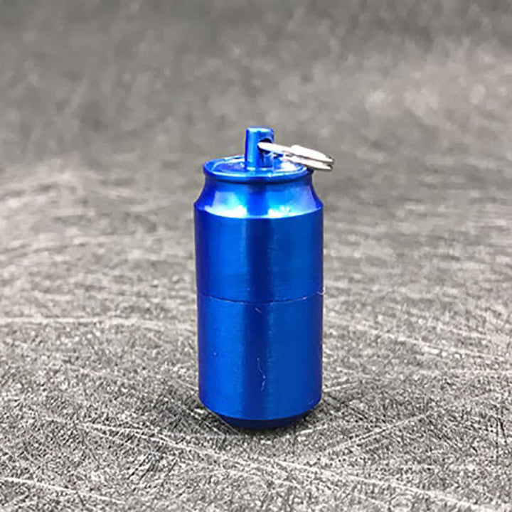 Mini accendino a cherosene a forma di lattina ricaricabile - Blu - image 15