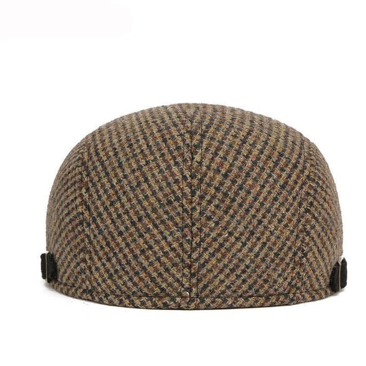 Cappello basco con motivo a quadri pied de poule - image 7