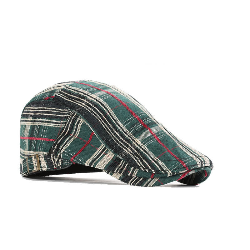Cappello basco con visiera a scacchi in stile scotticize - image 5
