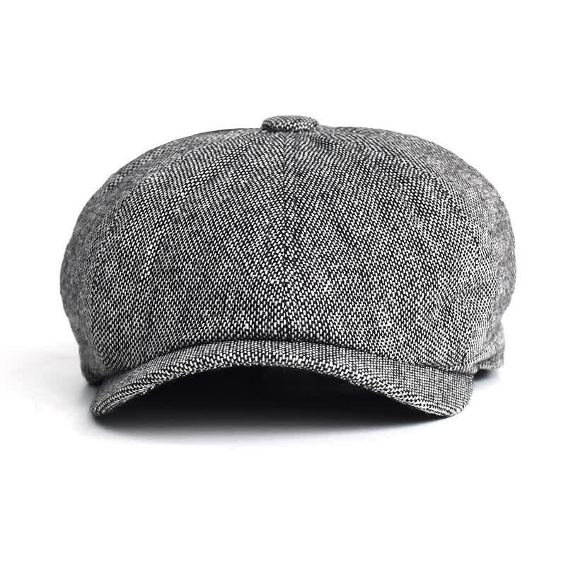 Cappello basco ottagonale classico e versatile da giornalaio - image 3