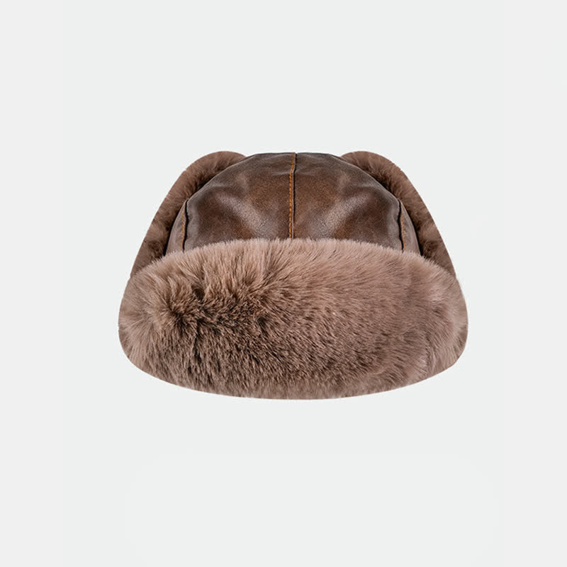 Cappello da pilota moderno, freddo, caldo e spesso, invernale - image 3