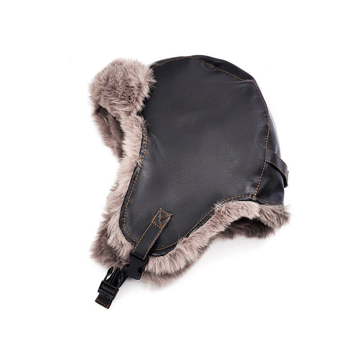 Cappello da pilota moderno, freddo, caldo e spesso, invernale - image 6