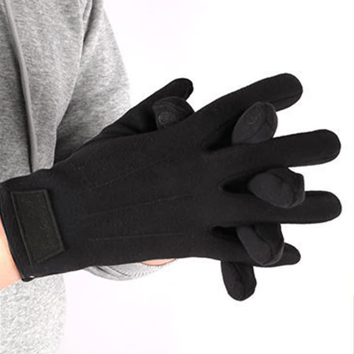 Guanti invernali con dita intere e touch screen antiscivolo - image 15