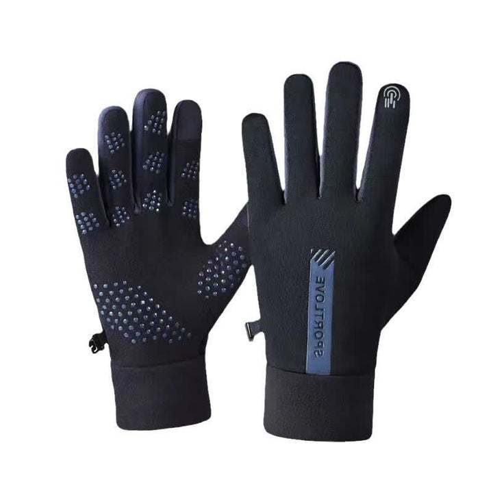 Guanti da ciclismo per esterni antiscivolo con touch screen Sport Lover - Nero e grigio - image 0