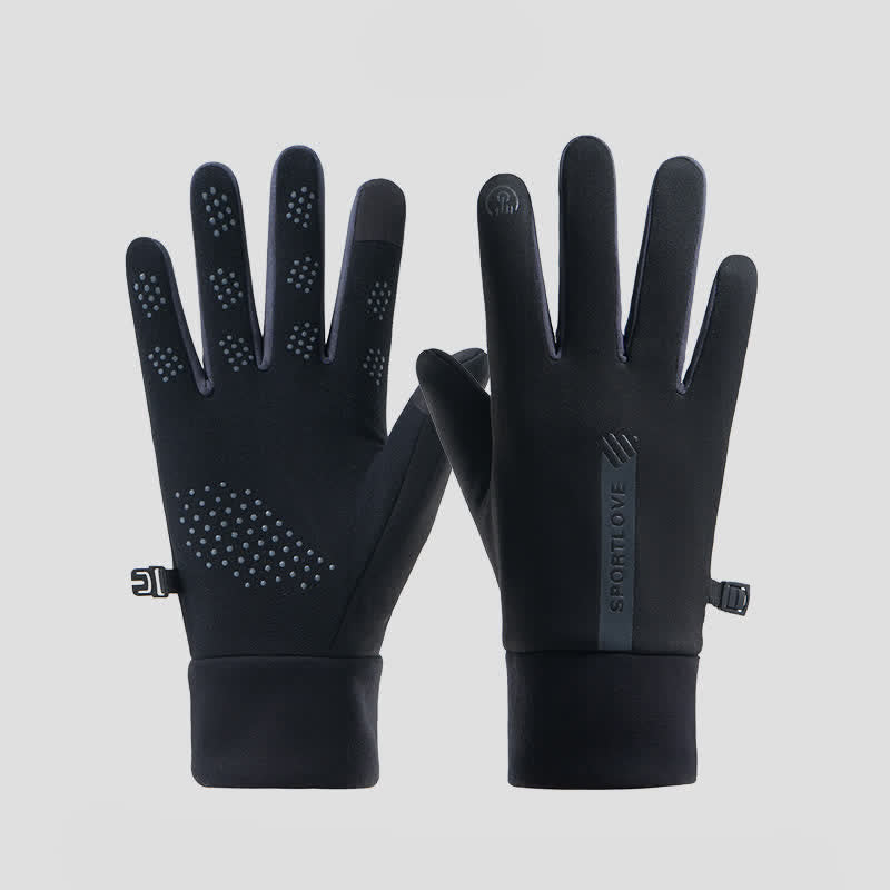 Guanti da ciclismo per esterni antiscivolo con touch screen Sport Lover - Nero - image 6