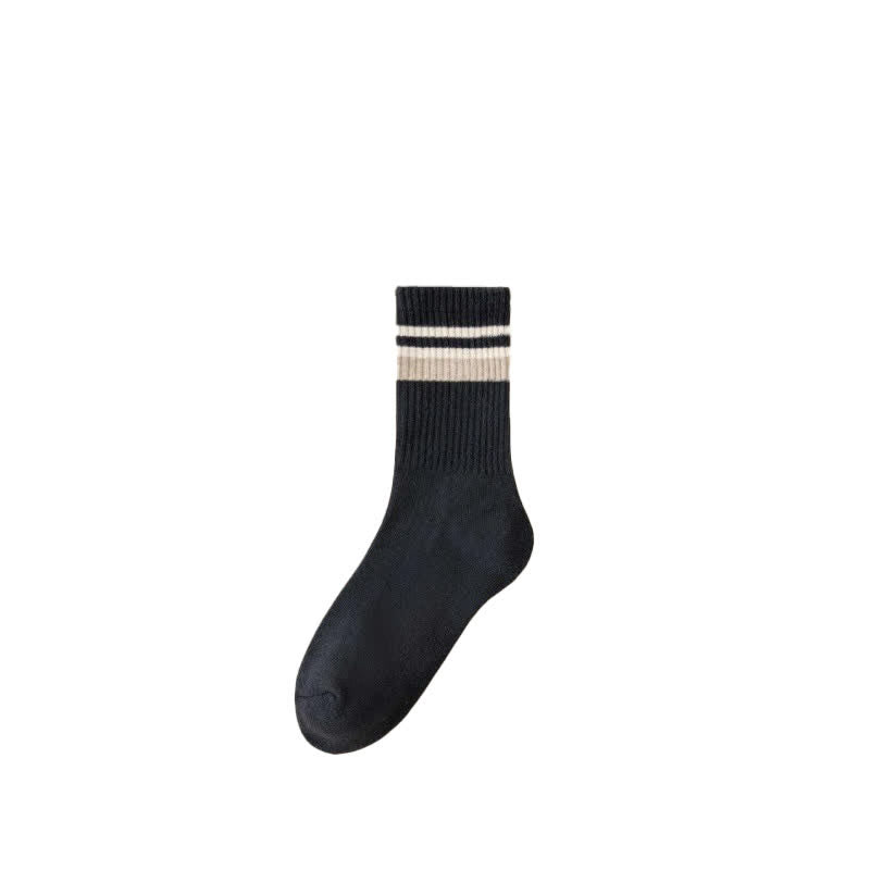 Calzini Classic Stripe Thicken Crew - Nero - 6 paia - Taglia unica (US 6 - US 10) - image 2