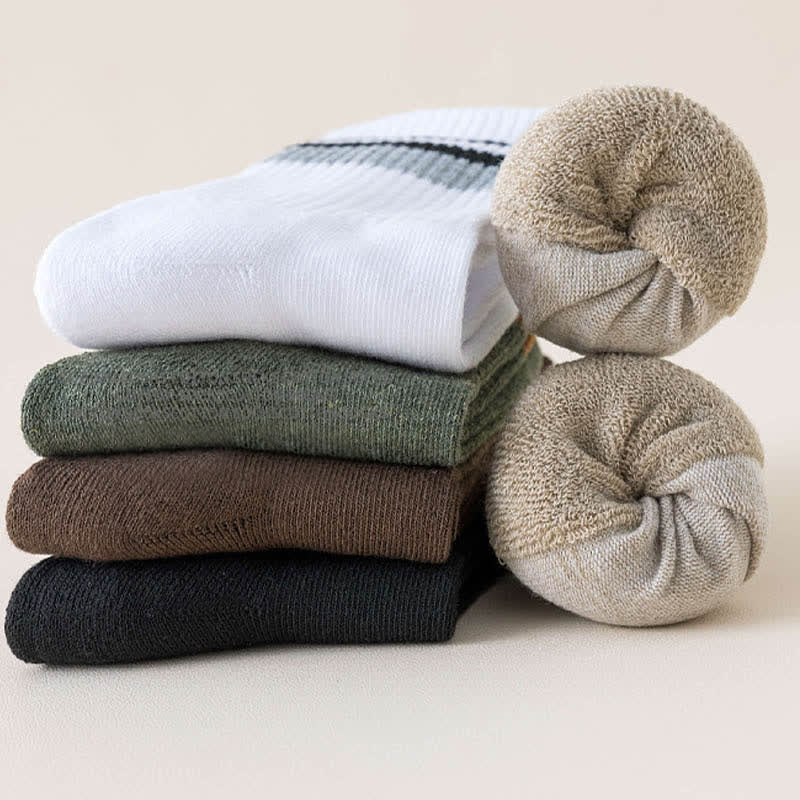 Calzini Classic Stripe Thicken Crew - image 1