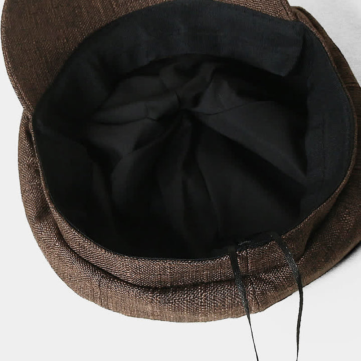 Cappello basco traspirante vintage ottagonale da giornalaio - image 2