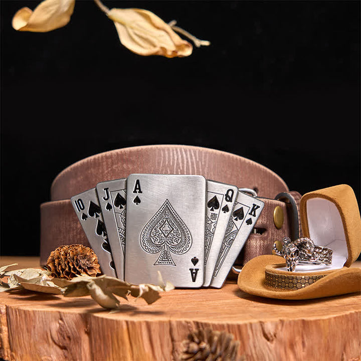 Set di anelli fantasma capra con fibbia accendino fai da te Ace Poker - Pacchetto Set - Senza cintura - Senza cintura - image 0