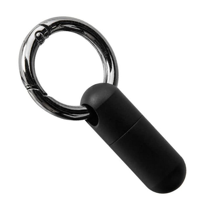Portachiavi contenitore per pillole impermeabile compatto di piccole dimensioni - Nero - image 12