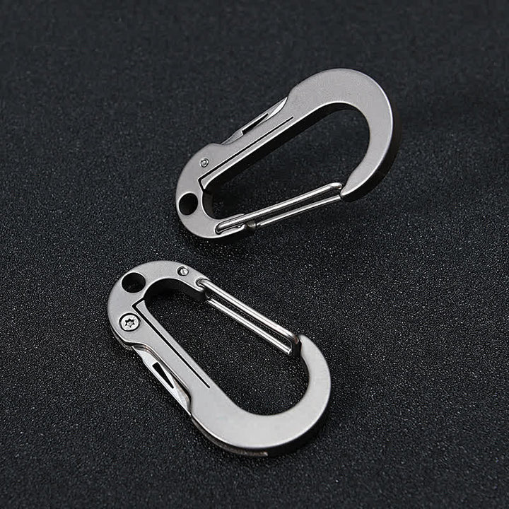 Coltello pieghevole, taglierino tascabile, moschettone portachiavi - image 14