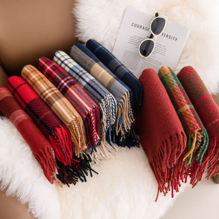 Sciarpa unisex senza tempo in tartan scozzese - image 0