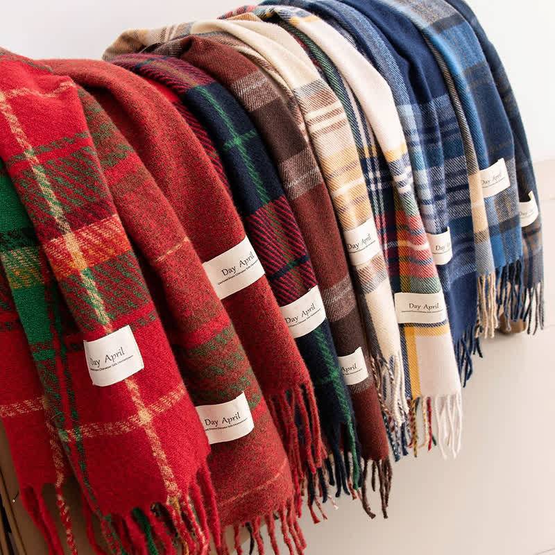Sciarpa unisex senza tempo in tartan scozzese - image 3