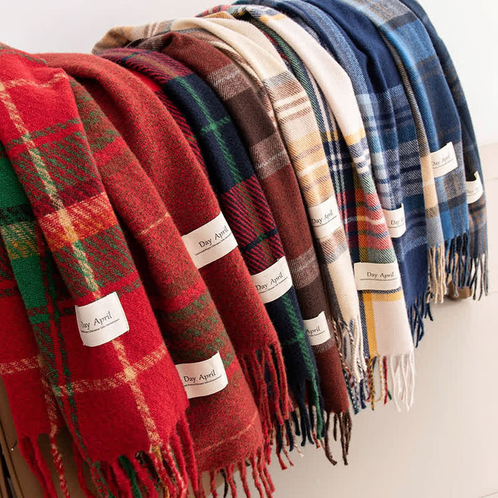 Sciarpa unisex senza tempo in tartan scozzese - image 3