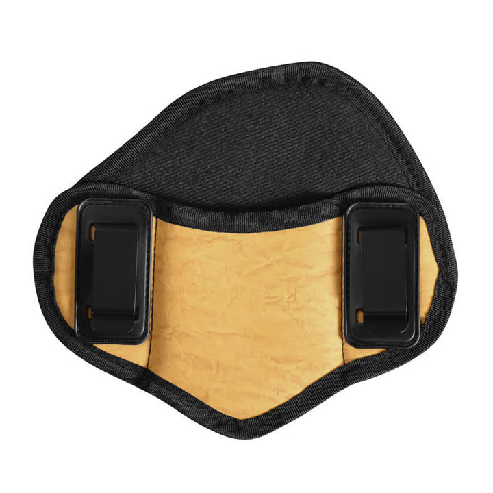 Borsa da cintura in pelle con clip per fondina tattica per esterni - Giallo - Sinistra - image 12