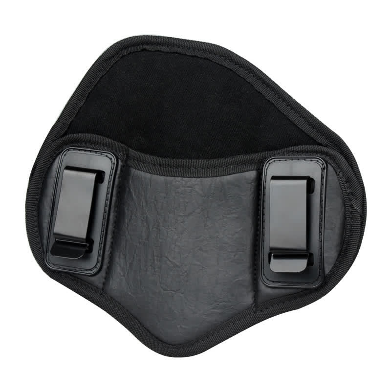 Borsa da cintura in pelle con clip per fondina tattica per esterni - Nero - Destra - image 0