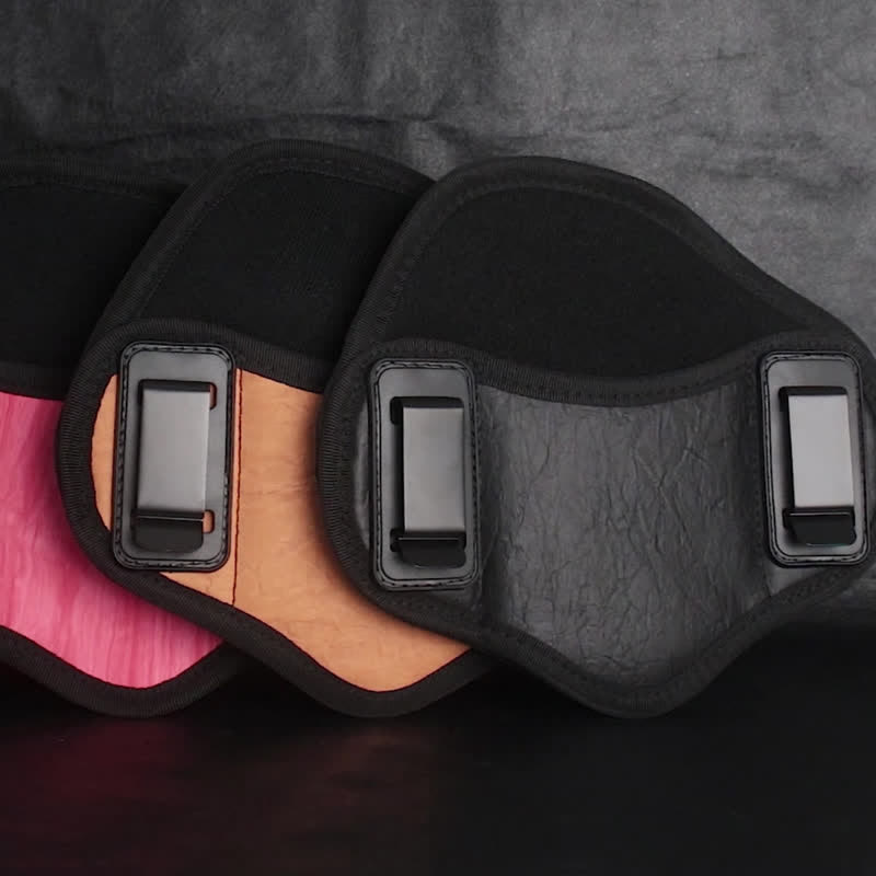 Borsa da cintura in pelle con clip per fondina tattica per esterni - image 4