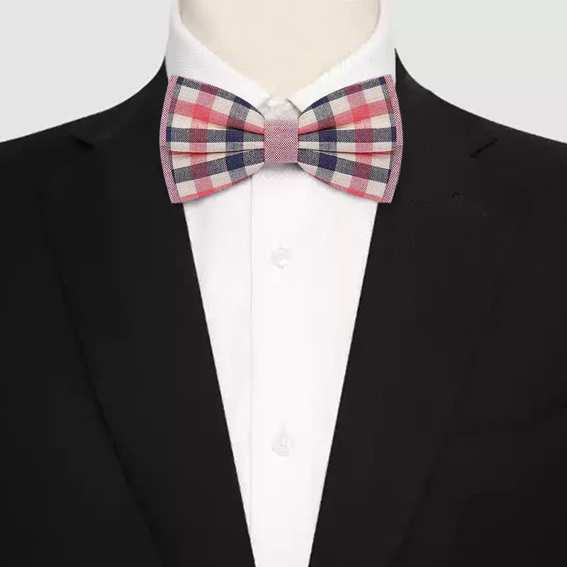 Papillon da uomo con motivo a quadri Simply Classy - image 0