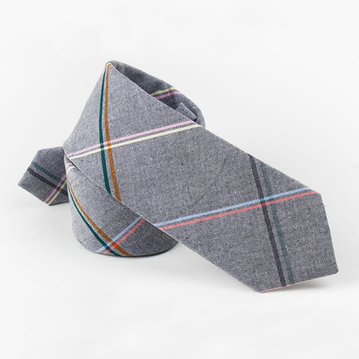 Cravatta a farfalla con motivo scozzese alla moda da uomo - image 9