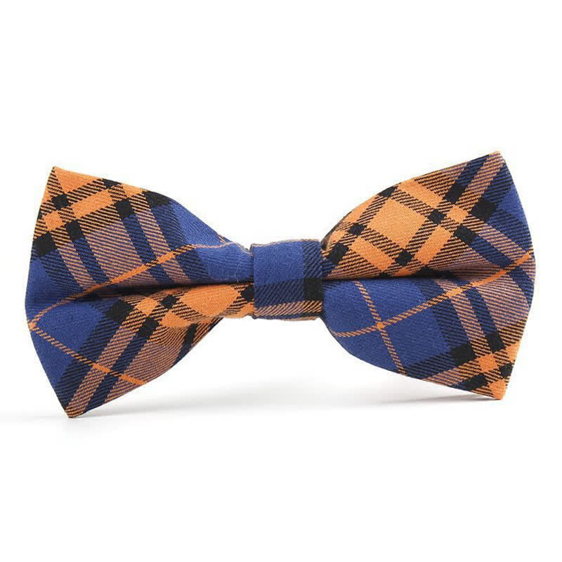 Cravatta a farfalla con motivo scozzese alla moda da uomo - Stile n. 3 - Papillon - image 19