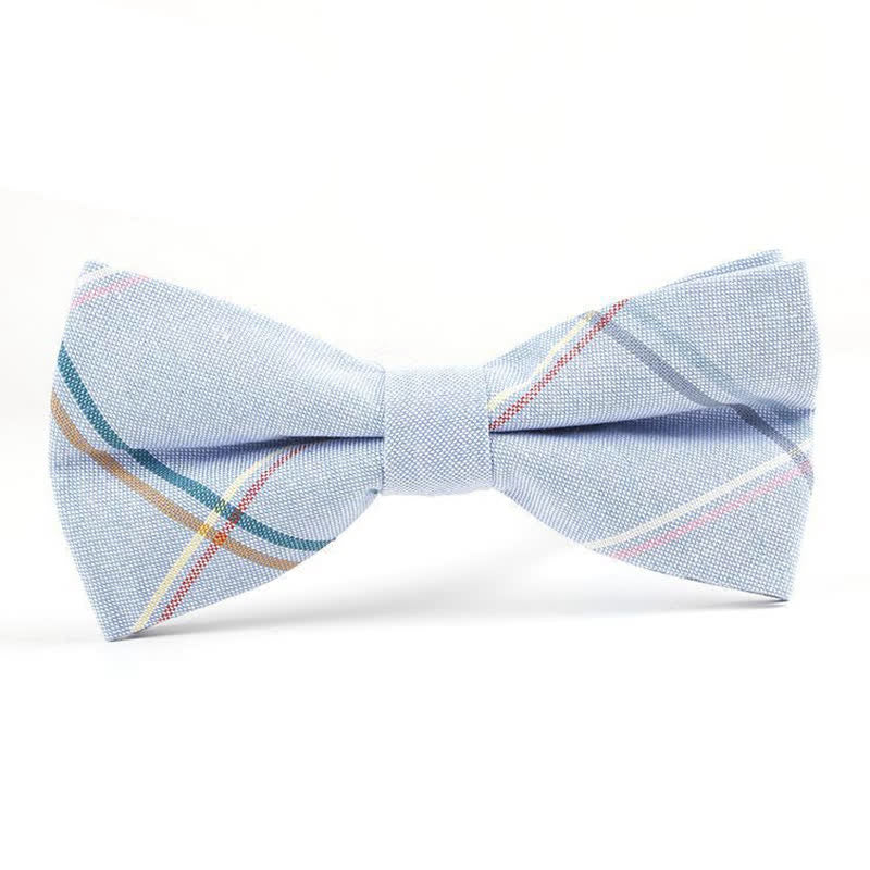 Cravatta a farfalla con motivo scozzese alla moda da uomo - Stile n. 15 - Papillon - image 55