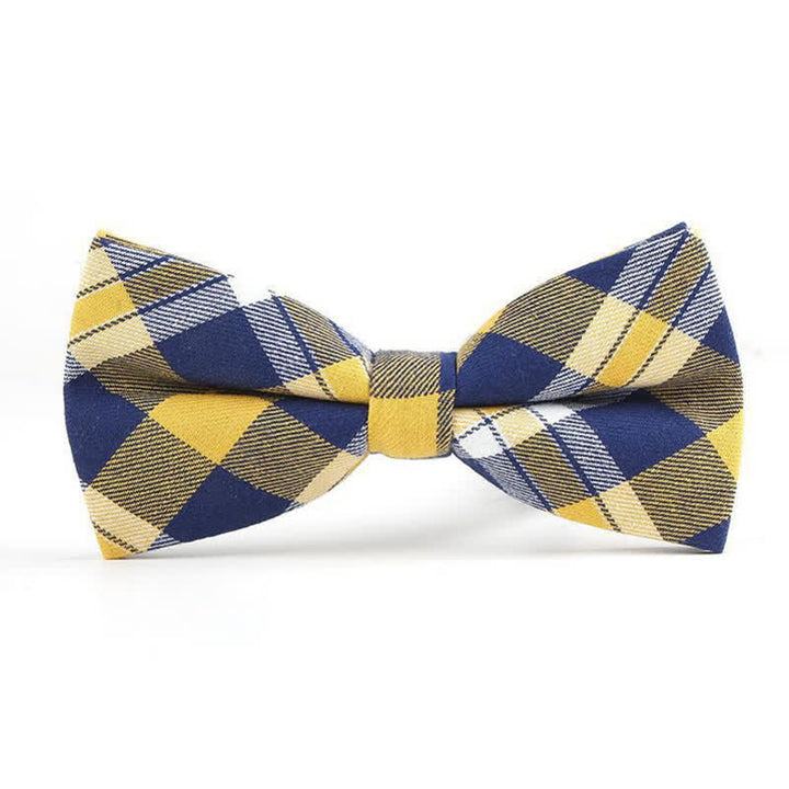 Cravatta a farfalla con motivo scozzese alla moda da uomo - Stile n. 11 - Papillon - image 43