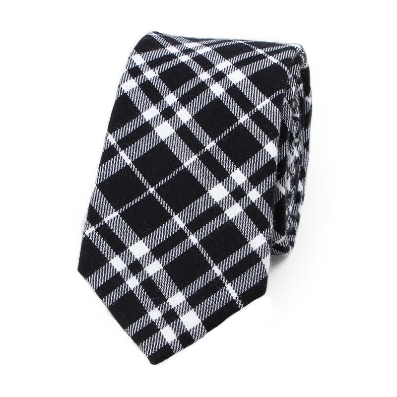 Cravatta a farfalla con motivo scozzese alla moda da uomo - Stile n. 6 - Cravatta - image 27