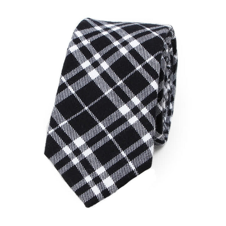 Cravatta a farfalla con motivo scozzese alla moda da uomo - Stile n. 6 - Cravatta - image 27