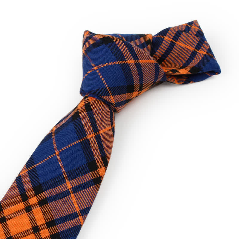 Cravatta a farfalla con motivo scozzese alla moda da uomo - image 16